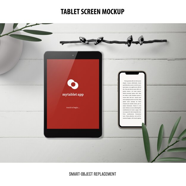 Tablet Screen Mockup – Free Download for Stunning Presentations