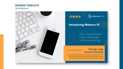 Smartphone Store Banner Template – Free Download