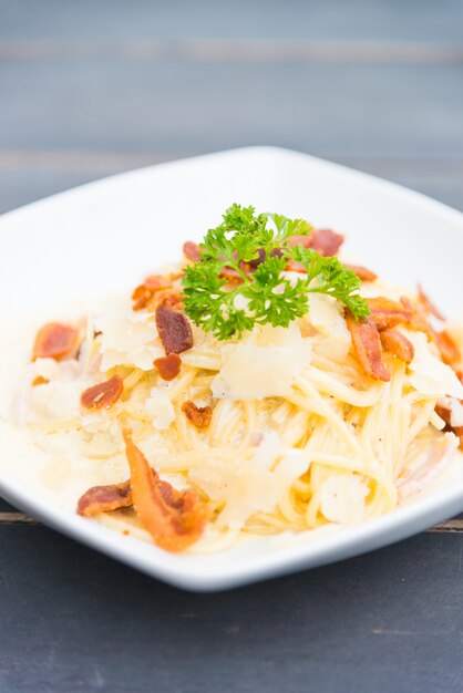 Delicious Carbonara Pasta – Free Download of Stock Photos