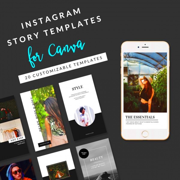 Instagram Story Templates For Canva For Effortless Profesional Content