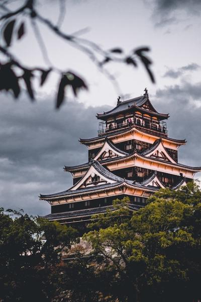 Himeji Castle on a Cloudy Day – Free Stock Photo for Download