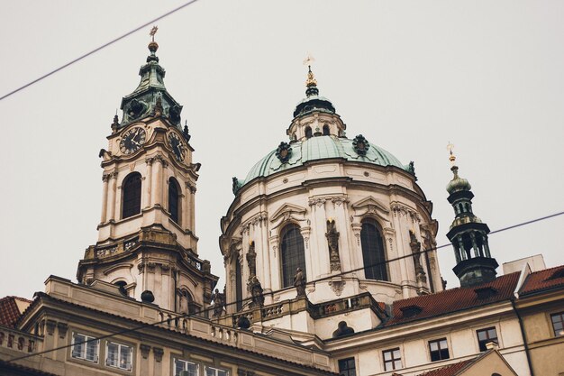 Explore the Charming Old Town Church and Bridge in Prague, Czech Republic – Free Download