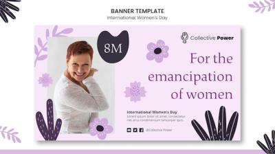 International Women Day Banner – Free Download, Free Stock Photo