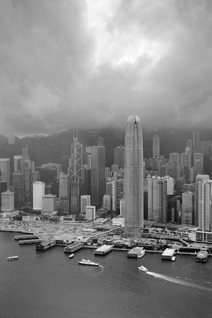 Stunning Aerial View of Hong Kong – Free Download