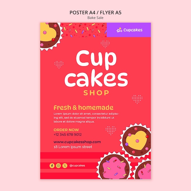 Bake Sale Template Design – Free to Download