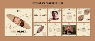 Glamorous Fashion Collection for Instagram Posts – Free to Download