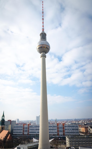 Fernsehturm Against Sky from a Low Angle – Free Stock Photo, Download for Free