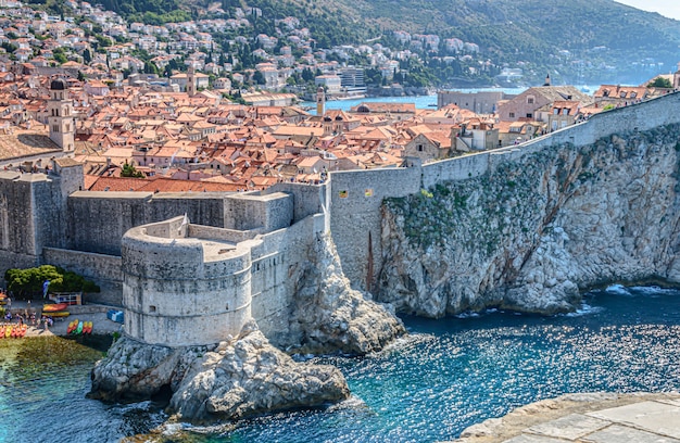 Mesmerizing View of Fort Bokar and Dubrovnik’s Medieval Old City – Free Download