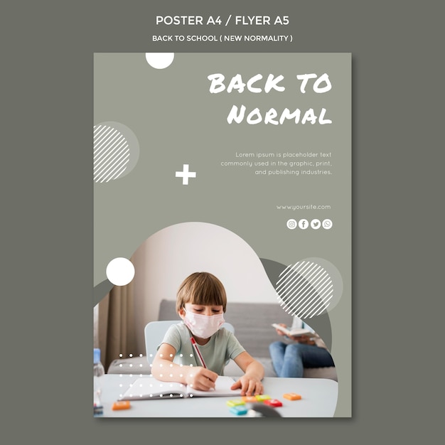 Back to School Poster Style – Free Stock Photo, Download Free