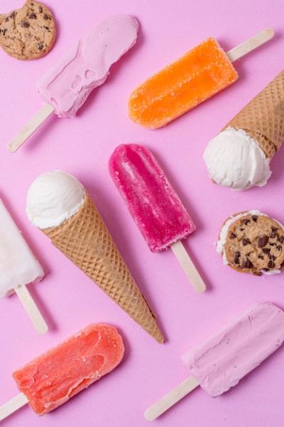 Homemade Popsicle Ice Cream and Cones – Free to Download