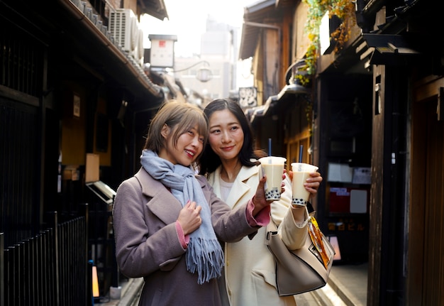 Young Women Enjoying Bubble Tea – Free Stock Photo, Download Free