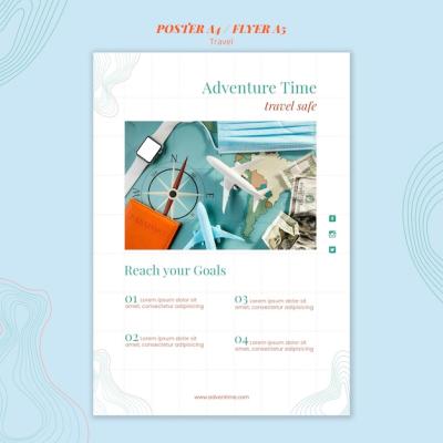 Travel Agency Flyer Template – Free Download