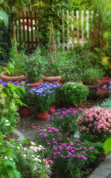 Late Summer Garden Panorama – Free Stock Photo, Download Free