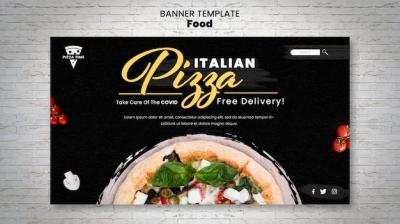 Delicious Pizza Banner Template – Free Download for Eye-Catching Designs