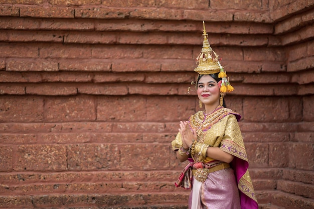 Thailand Dancing in Masked Khon Benjakai at an Ancient Temple: Free Stock Photo for Download