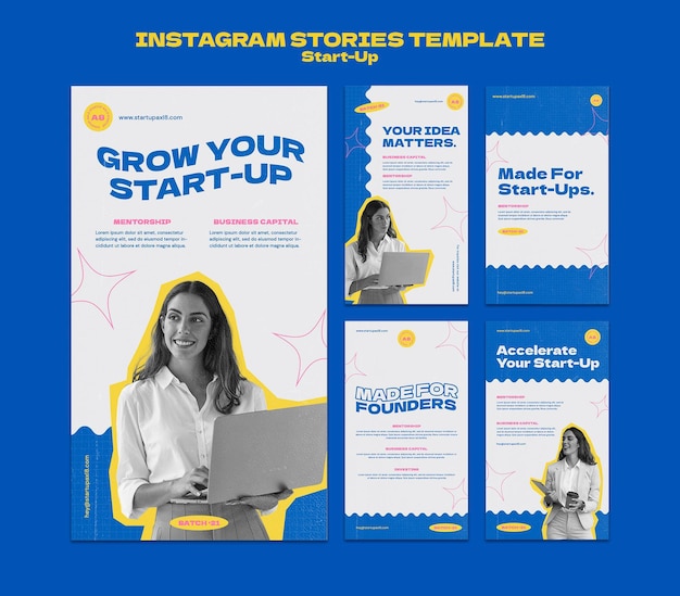 Startup Instagram Story Design Template – Free Download