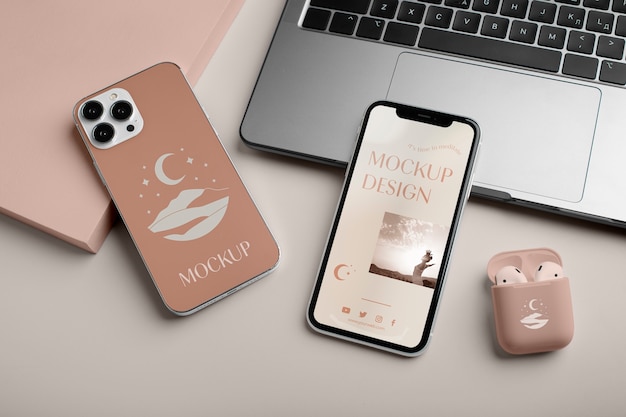 Device Mockup in an Elegant Scene – Free to Download