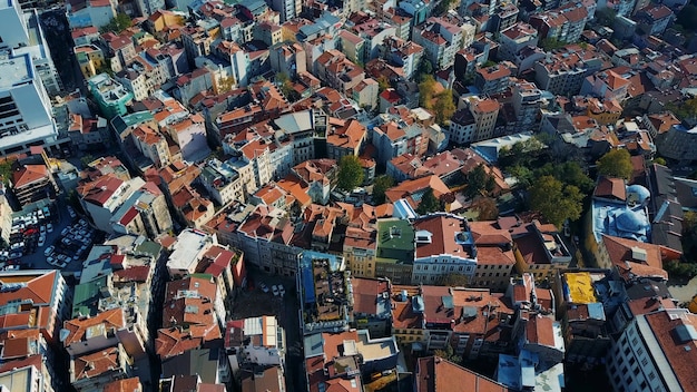 Bird’s-Eye View of Istanbul Cityscape – Free to Download