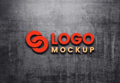 Company Logo Mockup – Download Free Stock Photo