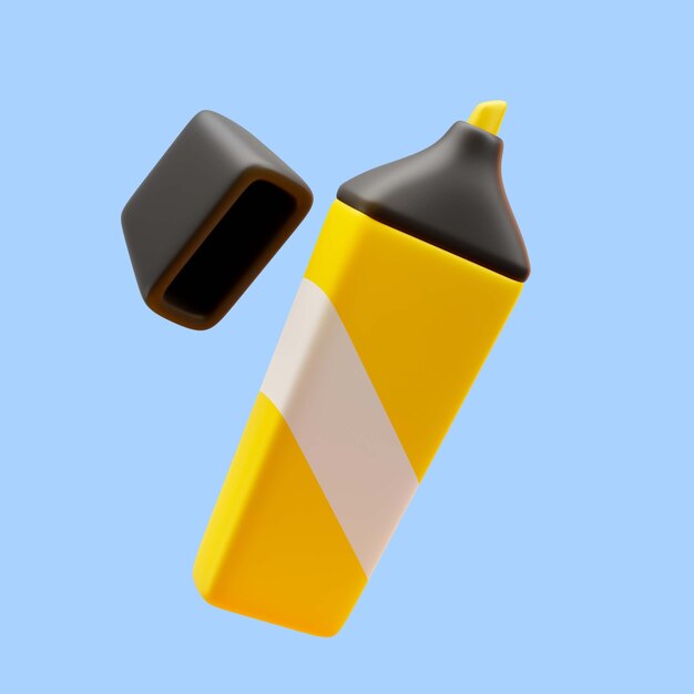 Back to School Icon 3D Rendering – Free Download