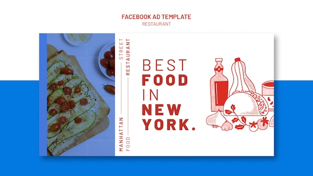 Restaurant Social Media Promo Template Featuring Delicious Food – Free Download