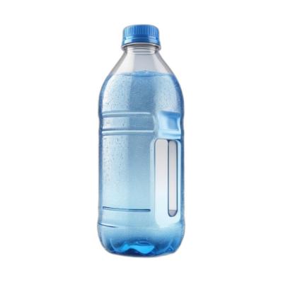 Plastic Bottle PSD on a White Background for Free Download