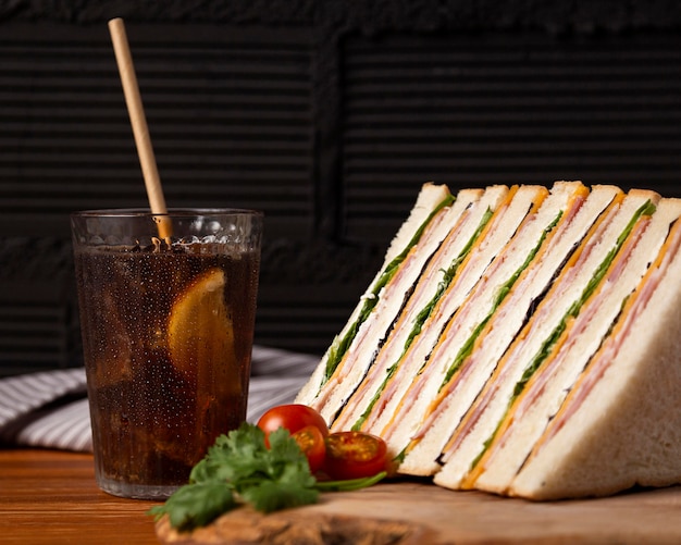 Sandwiches Arrangement with Beverage – Free Stock Photo for Download