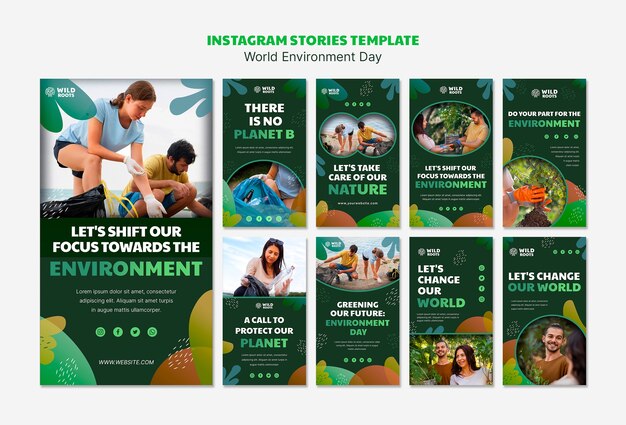 Instagram Stories for World Environment Day Celebration – Free to Download