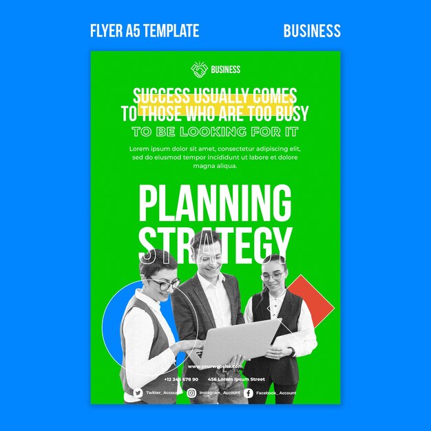 Professional Business Flyer Template for Creative Promotions – Free Download