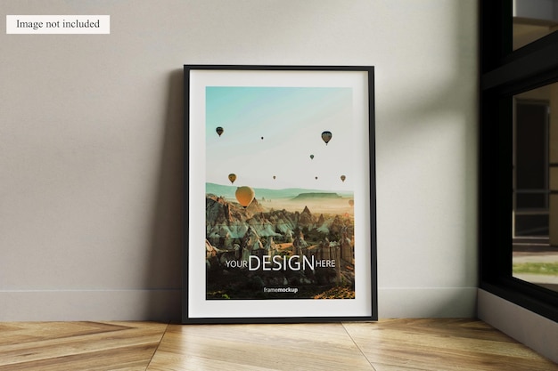 Standing Frame Mockup for Showcasing Your Design to Clients – Free Download