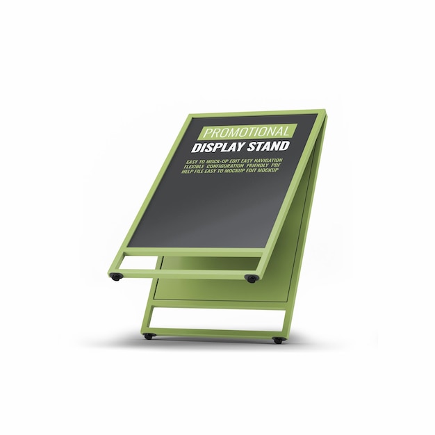 Promotional Display Stand MockUp – Free Download