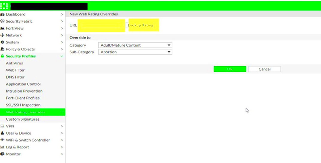 Technical Tip How To look up a FortiGuard Web Fil Fortinet Community