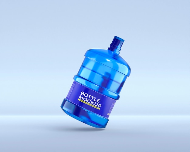 Big Plastic Water Bottle Mockup – Download Free Stock Photo