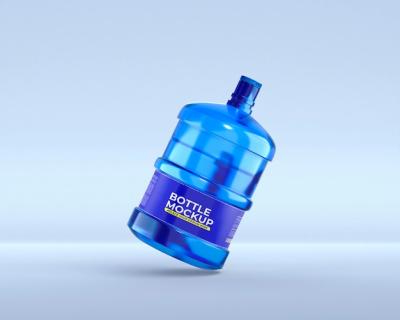 Big Plastic Water Bottle Mockup – Download Free Stock Photo