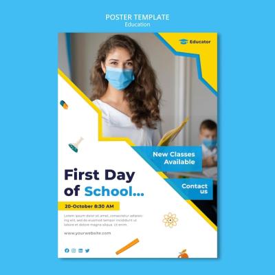 New Classes Available Poster Template – Free Download