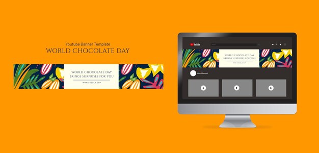 World Chocolate Day YouTube Banner – Free Download