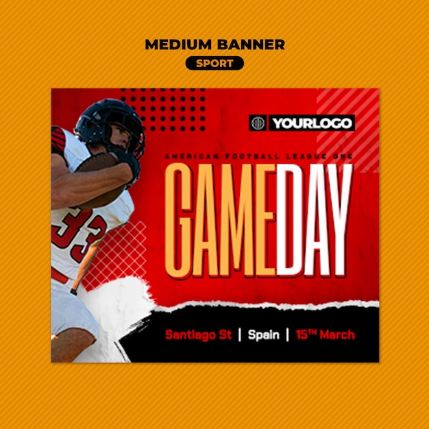 Sport Template Design – Free Download