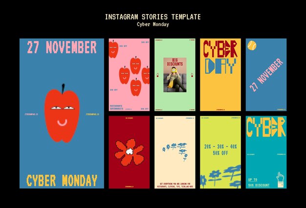 Cyber Monday Sales Instagram Stories – Free Download