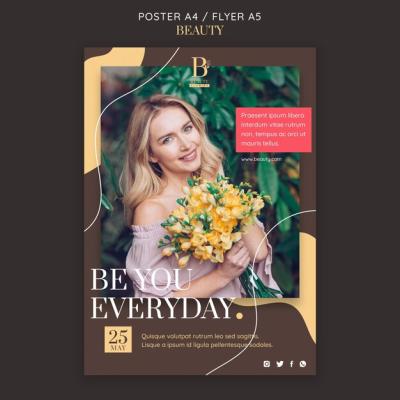 Everyday Poster Template – Free Download, Free Stock Photo