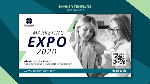 Business Expo Banner Template – Free Download