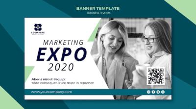 Business Expo Banner Template – Free Download