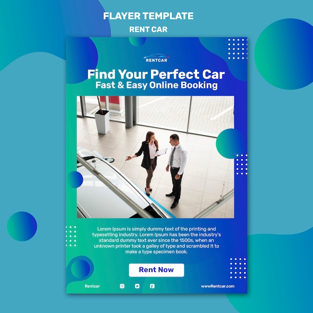 Car Rental Poster Template – Free Download, Download Free Stock Photo