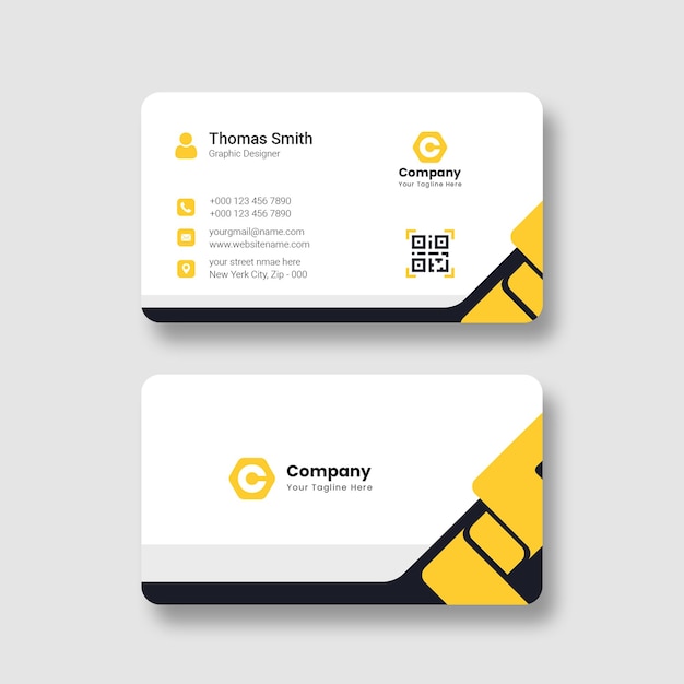 Modern Professional Business Card Template – Free Download