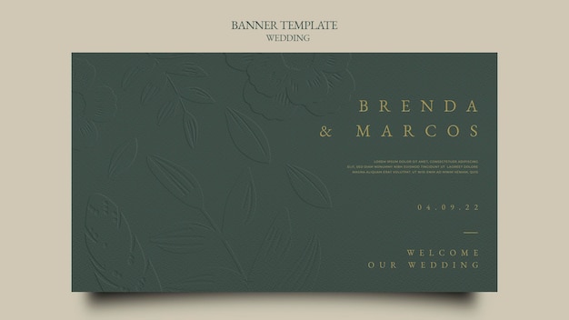 Wedding Banner Design Template – Free to Download