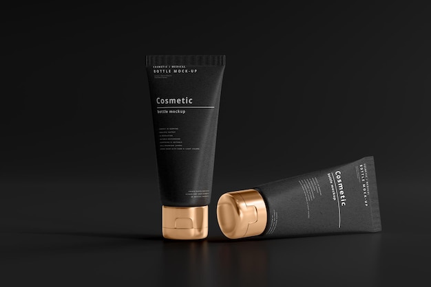 Cosmetic Cream Tube Mockup – Free Download Stock Photo