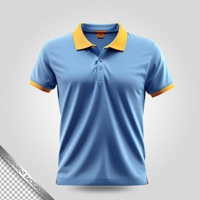 Polo Shirt Mockup on Transparent Background – Free Download