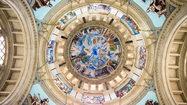 The National Palace Ceiling Interior in Barcelona – Free to Download