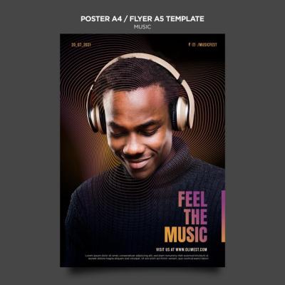 Music Festival Poster Template – Free Download