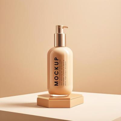 Cosmetic Foundation Bottle Mockup – Free Download