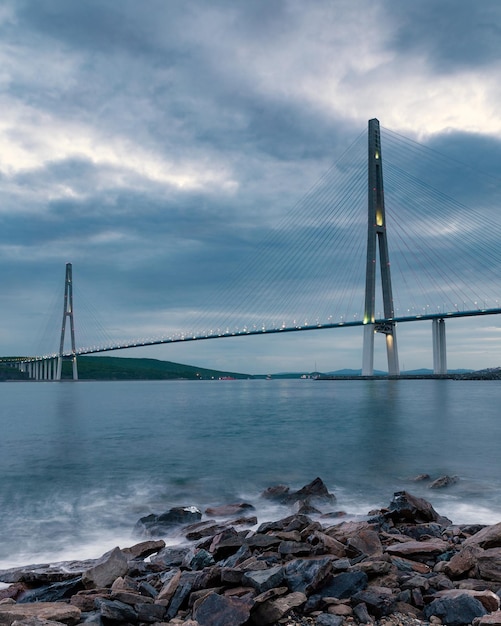 Bridge Over Sea Against Cloudy Sky – Free Stock Photo, Download Free